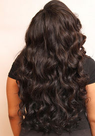 Curly Cambodian Virgin Hair / Cambodian Women Hair Natural Wave