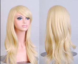 32" Humen Synthetic  Wigs Normal Lace Single Bleached Knots