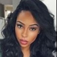 Black natural human hair wigs