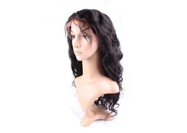 Tangle Free Human Lace Front Wigs , 100% Unprocesed Mongolian Hair Wigs