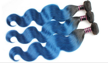 8A Colored Ombre Human Hair Extensions Full Cuticle Virgin Hair