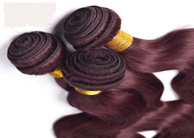 Double Weft Colored Human Hair Extensions Colored Human Hair Weave
