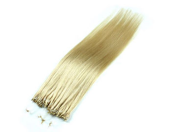24# Color Golden Straight Cambodian Virgin Hair Micro Loop For Personal Care