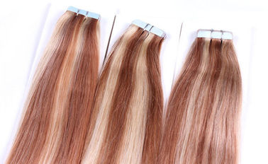 Brazilian Virgin Human Professional Tape In Hair Extensions Tangle Free