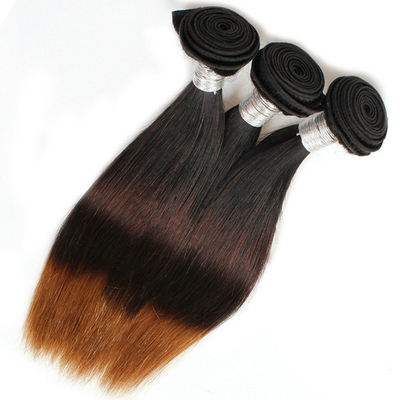 9A Grade Three Tone Ombre Human Hair Extensions Brazilian Straight Hair Bundles