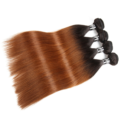 Comfortable 1B/30# Ombre Human Hair Extensions For Women CE BV SGS Approval