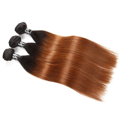 Comfortable 1B/30# Ombre Human Hair Extensions For Women CE BV SGS Approval