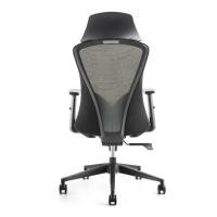 Ergonomic Structure Tilt 3 Gears Adjustment Blue Office Revolving Chairs