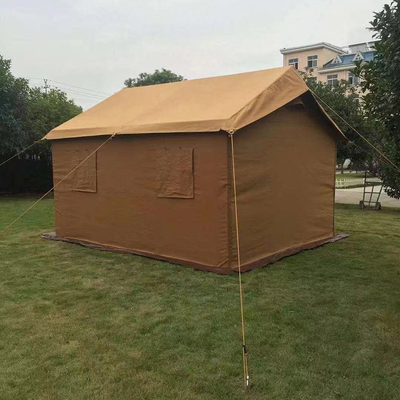 5 Person Double Khaki Outdoors Inflatable Air Tent Roller Shutter