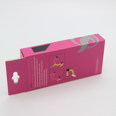Custom Design CMYK Printing Small pink Paper Gift Box flip top