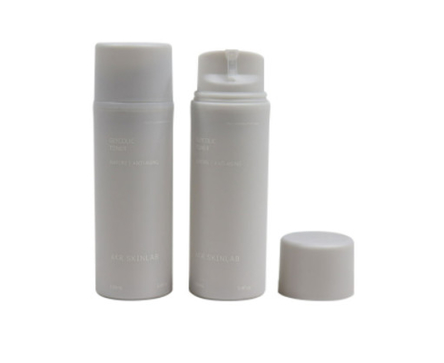 Frosted Plastic Container Serum Lotion100ml Airless Pump Bottle