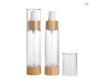 Cosmetic 15ml 30ml Cream Lotion Acrylic Airless Pump Spray Bottle