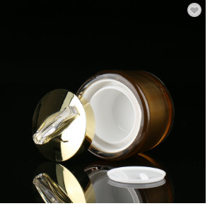 Cream Luxury Container Cosmetics Lotion Acrylic Bottle With Pump