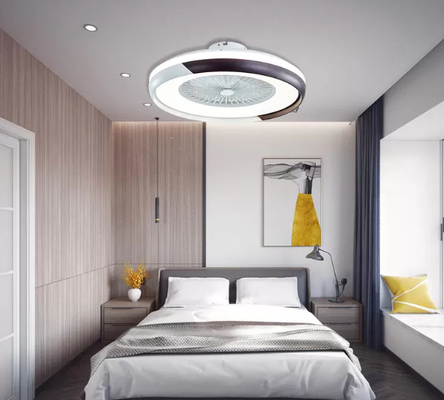 Low Noise 4000K Bedroom Ceiling Fan Light Ceiling Mounted Box Fan