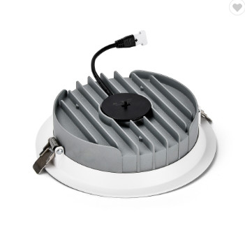 Downlight Ceiling Light Round Recessed LED Down Indoor Aluminum 8W